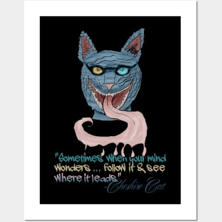 (Ali in Wundaland) Cheshire Cat Posters and Art